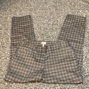 Laundry Patterned Crop Pant Size 6